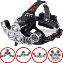 Lanterna de Cabeça 7 Led XM-L T6 4 Modos 35000LM GT599 - Lorben Lanterna de Cabeça 7 Led XM-L T6 4 Modos 35000LM GT599 - Lorben