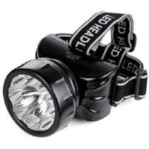 Lanterna De Cabeça 9 Leds Recarregável Dp 781 Caça Pesca - DP. LED LIGHT