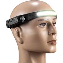 Lanterna de Cabeça Ajustavel C/ Sensor de Mão pesca original