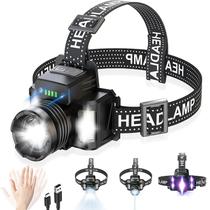 Lanterna de Cabeça CASTNOO 30W LED Recarregável 9 Modos à Prova d'Água Lanterna de Cabeça CASTNOO 30W LED Recarregável 9 Modos à Prova d'Água
