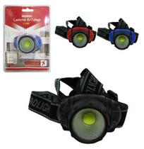 Lanterna de Cabeca com 1 Led Cob com Alca Elastica Colors a Pilha na Cartela - Alfacell/Imporiente