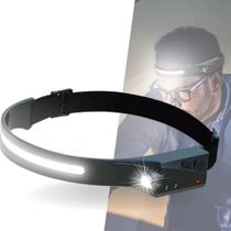 Lanterna de cabeça de LED recarregável por USB 2024 Lanterna de cabeça de LED recarregável por USB 2024