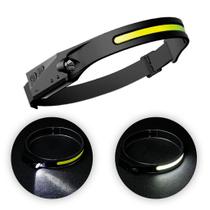 Lanterna De Cabeça Farol Recarregavel USB Resistente Agua Faixa LED Lanterna De Cabeça Farol Recarregavel USB Resistente Agua Faixa LED