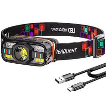 Lanterna De Cabeça Gold Sports Boruit 400LM XPE Led com Sensor de Movimento