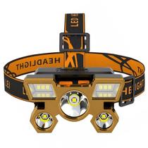 Lanterna De Cabeça Gold Sports Holofote Recarregável 4 Model Bateria de Lítio A Prova de Água