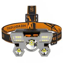 Lanterna De Cabeça Gold Sports Holofote Recarregável 4 Model Bateria de Lítio A Prova de Água