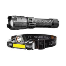 Lanterna De Cabeça LED COB Com Longa Duração De Bateria Para Pesca Noturna, Lanterna Magnética
