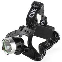 Lanterna De Cabeça Led Cree T6 Zoom Bike Com 2 Baterias e Carregador Veicular