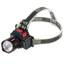 Lanterna De Cabeça Led Longo Alcance Recarregavel Sensor Mão