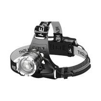 Lanterna De Cabeça LED Potente Com Zoom, Recarregável via USB, Sensor XHP50 Para Camping, Bateria Lanterna De Cabeça LED Potente Com Zoom, Recarregável via USB, Sensor XHP50 Para Camping, Bateria