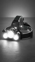 Lanterna de Cabeça LED Recarregável 3 Leds Super Forte Lanterna de Cabeça LED Recarregável 3 Leds Super Forte