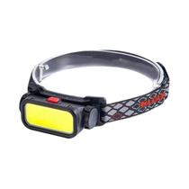 Lanterna De Cabeça LED Recarregável 4 Modos USB À Prova D'Água Luz Vermelha COB Lanterna Para Pesca