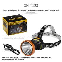 Lanterna De Cabeça LED Recarregável À Prova d'Água 2000mah Super Brilhante Para Pesca Noturna Ao Ar