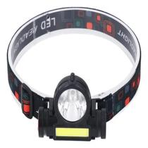 Lanterna de Cabeça LED Recarregável Alta Potência
