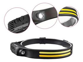 Lanterna de Cabeça LED Recarregável com 350 Lúmens Ideal para Atividades Noturnas Lanterna de Cabeça LED Recarregável com 350 Lúmens Ideal para Atividades Noturnas