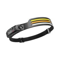 Lanterna De Cabeça LED Recarregável Com Sensor, 5 Modos, Bateria Integrada, Ideal Para Pesca E Lanterna De Cabeça LED Recarregável Com Sensor, 5 Modos, Bateria Integrada, Ideal Para Pesca E