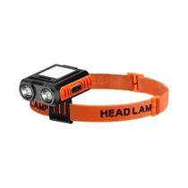 Lanterna De Cabeça LED Recarregável Com Sensor De Movimento, Faixa Ajustável E À Prova d'Água Para