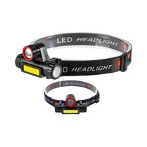 Lanterna De Cabeça LED Recarregável Com Sensor De Movimento, Farol COB De Alta Potência Para Pesca Lanterna De Cabeça LED Recarregável Com Sensor De Movimento, Farol COB De Alta Potência Para Pesca