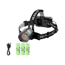 Lanterna De Cabeça LED Recarregável De 800W Com Sensor IR, Alcance De 5000 Metros, Super Potente Lanterna De Cabeça LED Recarregável De 800W Com Sensor IR, Alcance De 5000 Metros, Super Potente