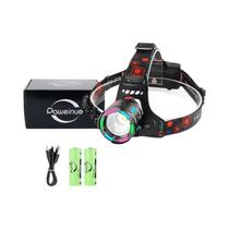 Lanterna De Cabeça LED Recarregável Potente 20000000LM Para Pesca E Camping Com Tocha Fluorescente