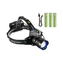 Lanterna De Cabeça LED Recarregável Super Brilhante Ultra Potente 89000000LM Alcance Longo 3500m