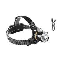 Lanterna De Cabeça LED Super Brilhante De 800W Com Sensor IR, Recarregável via Tipo-C, Lanterna De