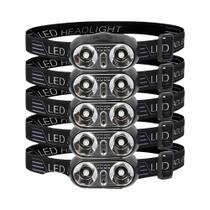 Lanterna De Cabeça Mini LED Potente À Prova d'Água Luz Forte Portátil Para Pesca Noturna Camping