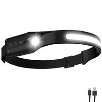 Lanterna de cabeça Nessciera LED recarregável 400 lúmens USB-C