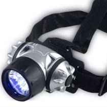 Lanterna de cabeça para ciclista camping elástico pilha 9 leds alta qualidade - Filó Modas