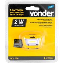 Lanterna de cabeca recar ledcob lcv200 8075050200 vonder Lanterna de cabeca recar ledcob lcv200 8075050200 vonder