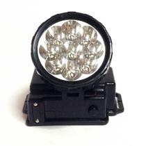 Lanterna de Cabeça Recarregável com 9 LEDs - 2916