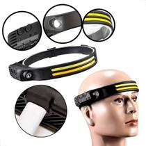 Lanterna De Cabeça Recarregável Lanterna Para Ciclista Potente 4 Modos de Luz Com Sensor Eletrecista
