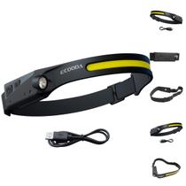 Lanterna De Cabeça Recarregável LED Potente P/ Camping Trilhas Ciclismo Trabalho Oficina E Corrida Lanterna De Cabeça Recarregável LED Potente P/ Camping Trilhas Ciclismo Trabalho Oficina E Corrida