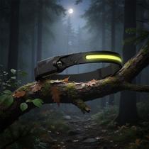 Lanterna De Cabeça Recarregável Led Profissional Com Sensor