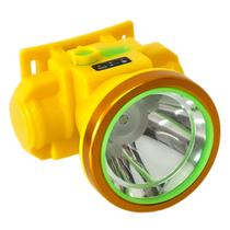 Lanterna de Cabeça Recarregável Super LED 3W USB 800mAh 3,7v