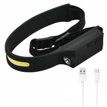 Lanterna De Cabeça Sensor de Movimento Detecta Presença Led XPE Cob Alta Luminosidade Camping Pesca Ciclismo Corrida Atividades Noturna Anti Impacto T