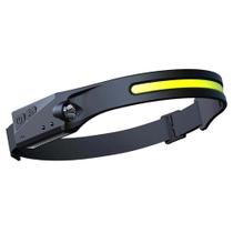 Lanterna De Cabeça Sensor De Movimento Detecta Presença Led XPE COB Multiuso Ciclismo Camping Pesca Corrida Iluminaçao Ambiente Externo Anti Impacto I