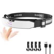 Lanterna de cabeça svsviio K0209 1500 lúmens com sensor de movimento e luz vermelha Lanterna de cabeça svsviio K0209 1500 lúmens com sensor de movimento e luz vermelha