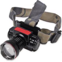 Lanterna De Cabeça Tatica Cree Led Com Foco Ajustavel E Zoom