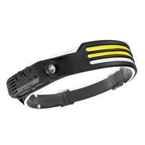 Lanterna de Cabeça Tricolor Recarregável 18650 1200mAh - Luatek