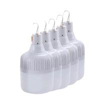 Lanterna De Camping LED Portátil Recarregável Regulável Para Emergências Ao Ar Livre Com Gancho