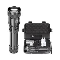 Lanterna De Camping Mini LED Recarregável USB Portátil Com Zoom E Clipe De Caneta