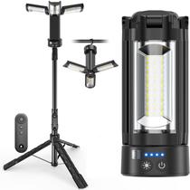 Lanterna de Camping OGERY 18000mAh com Controle Remoto e Luz de Trabalho LED