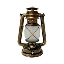 Lanterna De Camping Retro LED Recarregável Portátil Com 3 Modos Para Uso Externo