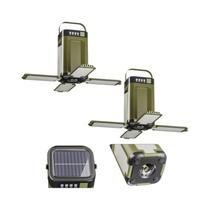 Lanterna De Camping Solar LED Recarregável De Alta Potência 4500mAh 1000LM Banco De Energia De