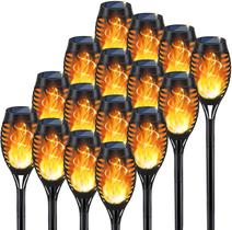 Lanterna de chama solar KYEKIO para jardim ao ar livre x16 Lanterna de chama solar KYEKIO para jardim ao ar livre x16