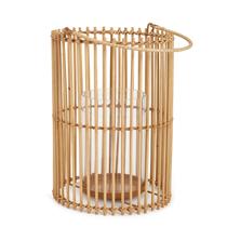 Lanterna De Chão Em Bambu Com Porta Vela 25 cm Mart 18562