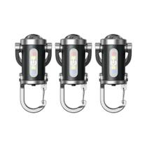 Lanterna De Chaveiro LED COB Recarregável, À Prova d'Água, Portátil Para Camping E Caminhadas