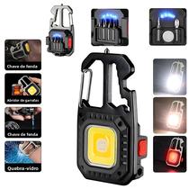 Lanterna De Chaveiro LED COB Recarregável Com 8 Modos, Alta Luminosidade, Luz Portátil Para Lanterna De Chaveiro LED COB Recarregável Com 8 Modos, Alta Luminosidade, Luz Portátil Para