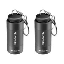 Lanterna De Chaveiro LED Recarregável À Prova d'Água Multifuncional Mini Para Caminhadas E Camping